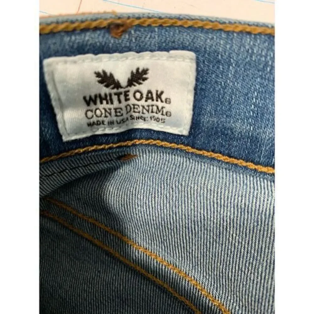 Lucky Brand Distressed Jeans with Released Hem Size 8/29 Charlotte rail,‎ USA